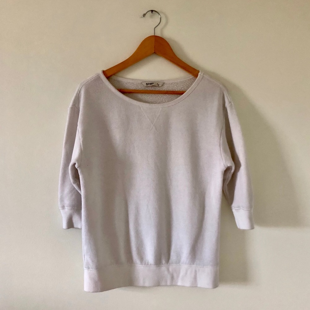 Old Navy 3/4 Sleeves Sweatshirt
